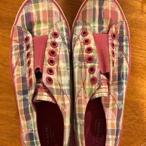 Coach slide on sneakers